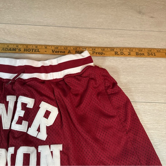 Headgear Classics Kobe Bryant #33 Lower Merion Maroon Basketball Shorts Sz L G72 - Picture 3 of 7